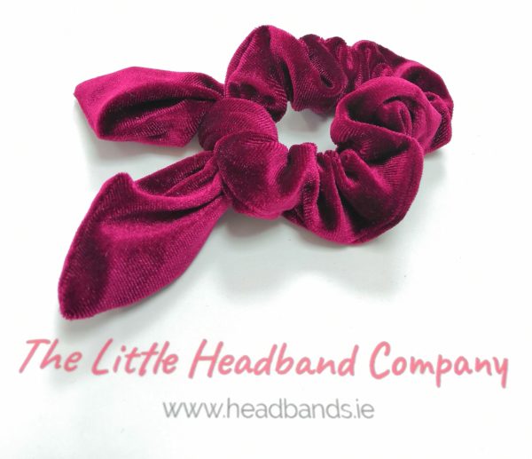 Scrunchie Velvet Bow