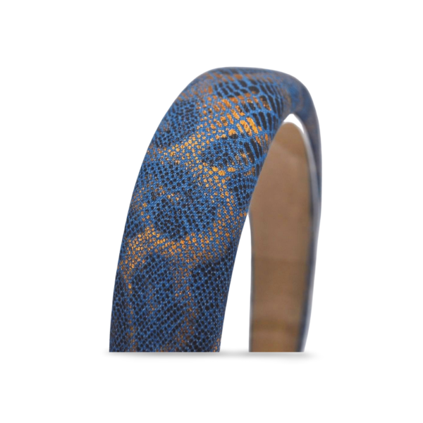 Shimmering Liquid Gold Animal Print Headband - Image 2