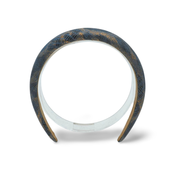 Shimmering Liquid Gold Animal Print Headband - Image 4