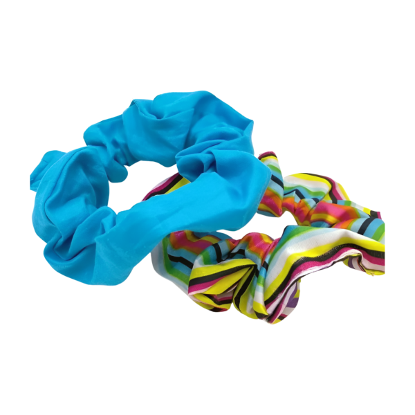 Stripey Scrunchie Duo - Image 2