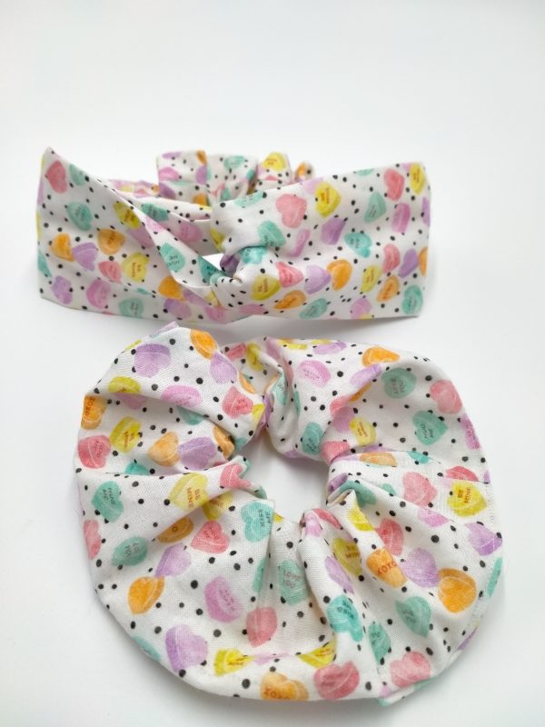 'Sweetheart Headwrap & Scrunchie Set