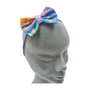 Tie-died Baby Bow Headband