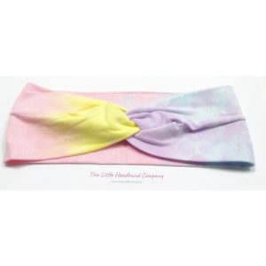 Tie Dye Knotted Cotton Headwrap
