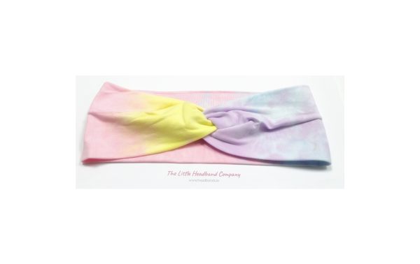 Tie Dye Knotted Cotton Headwrap