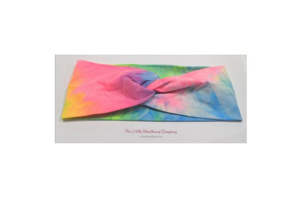 Tie Dye Knotted Cotton Headwrap