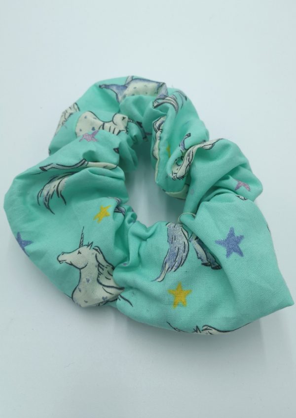 Unicorn Scrunchie with Stars