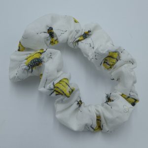 Vintage look Cotton Bumblebee Scrunchie