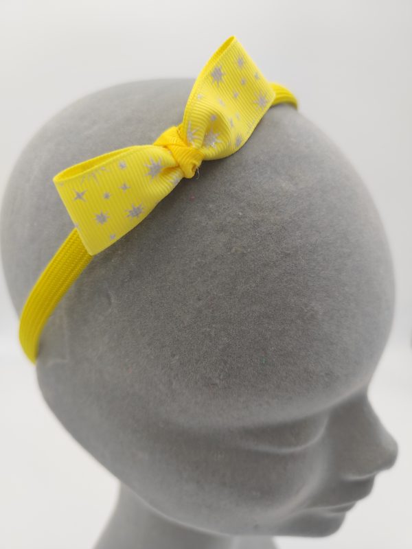 Yellow Glittery Headband - Image 2