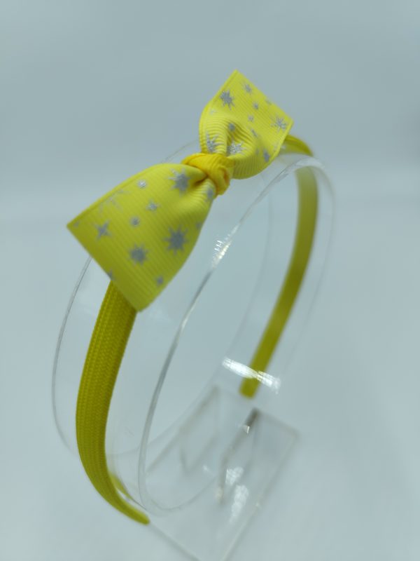 Yellow Glittery Headband - Image 3